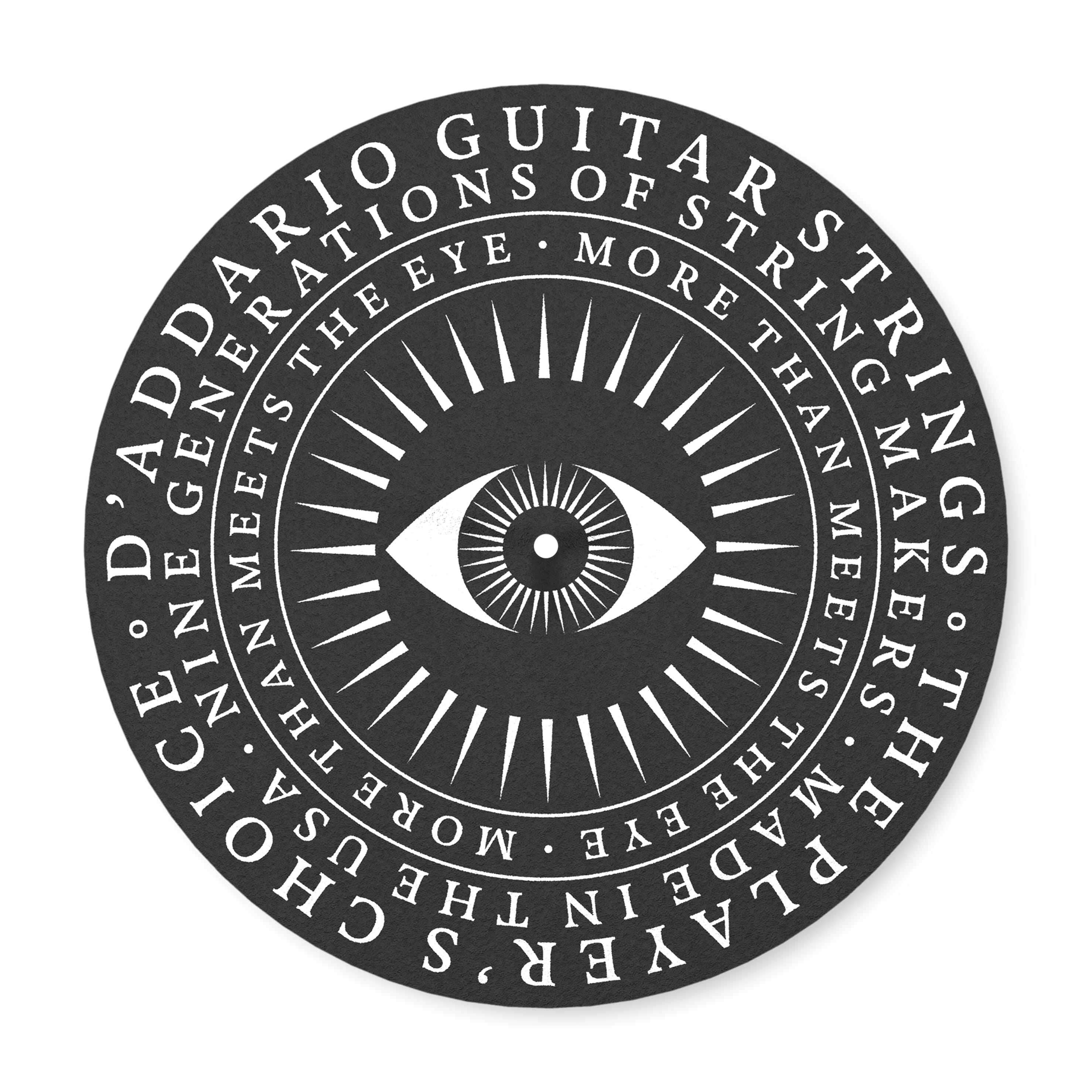 D'Addario VHD230410 D’Addario All Seeing Eye Record Mat