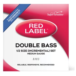 D'Addario 8103 Red Label Bass Set 1/2 Incremental
