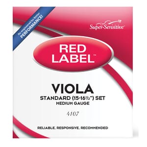D'Addario 4107 Red Label Viola Set 15-16.5" Medium