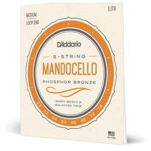 D'Addario Phosphor Bronze Mandocello Strings, 22-74