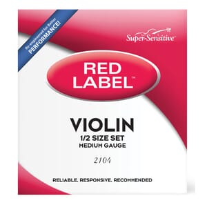D'Addario 2104 Red Label Violin Set 1/2 Medium
