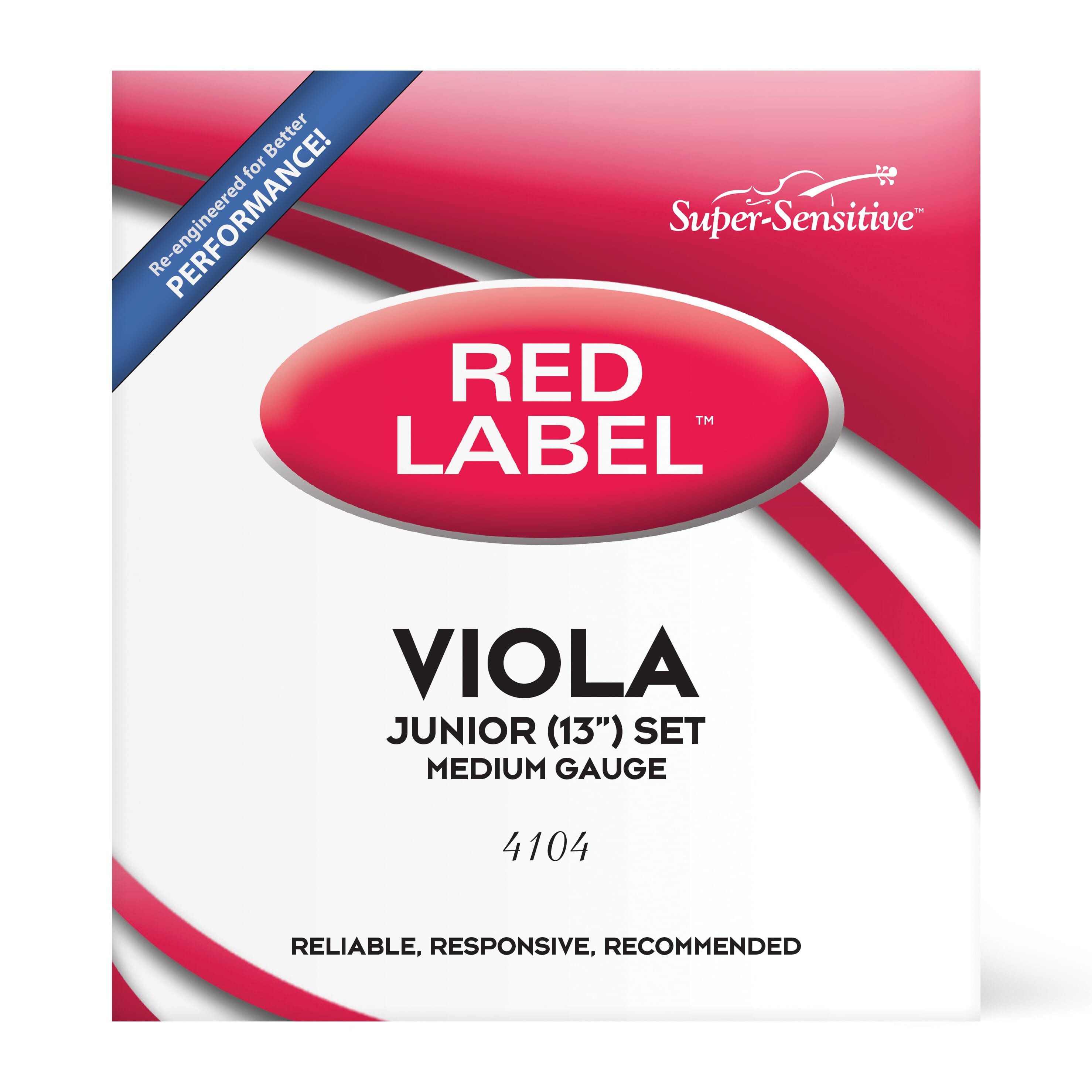 D'Addario 4104 Red Label Viola Set 13" JR"
