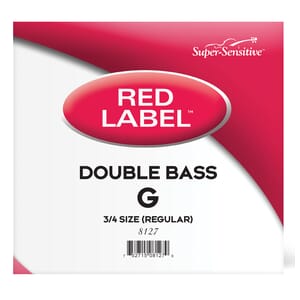 D'Addario 8127 Red Label Bass G Single String 3/4 Regular