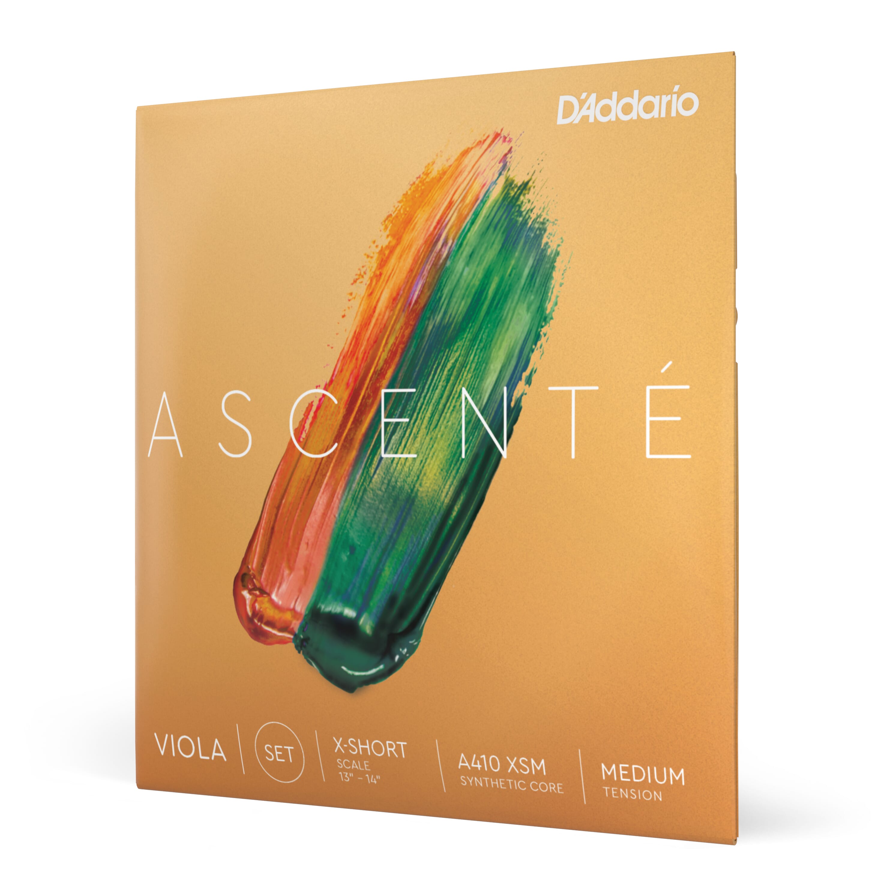 Ascenté Viola String Set, Extra-Short Scale, Medium Tension