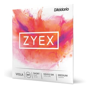 Zyex DZ410 SM Viola String Set, Short Scale, Medium Tension