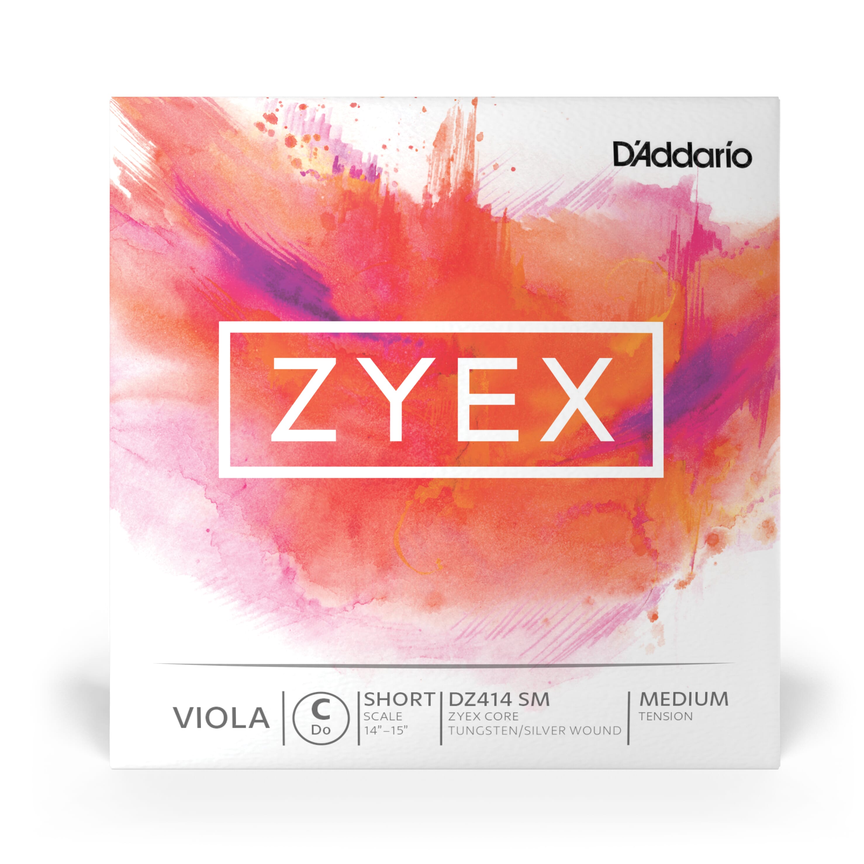 Zyex DZ414 SM Viola Single C String, Short Scale, Medium Tension