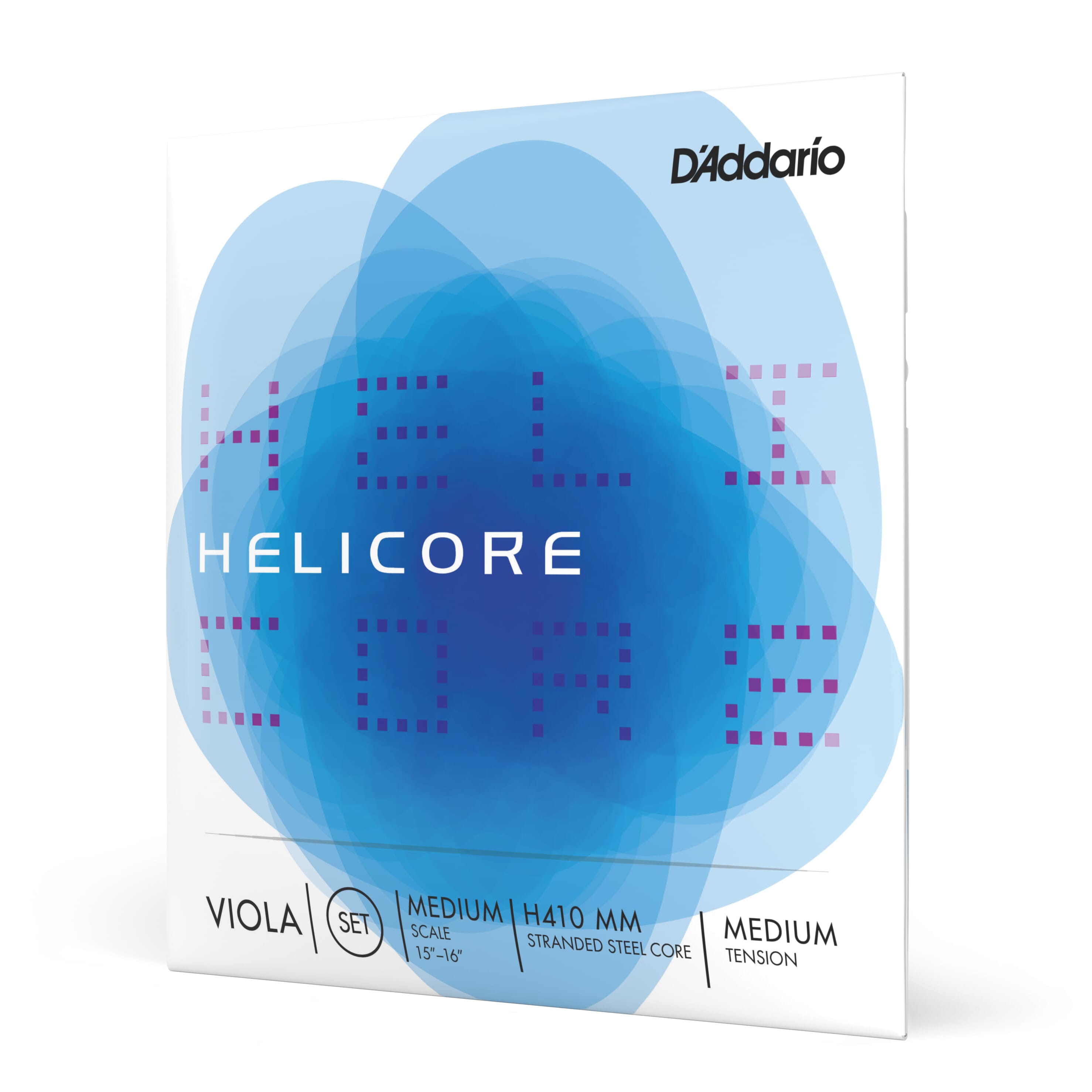 Helicore H410 MM Viola String Set, Medium Scale, Medium Tension