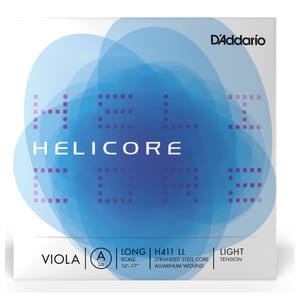 Helicore H411 LL Viola Single A String, Long Scale, Light Tension