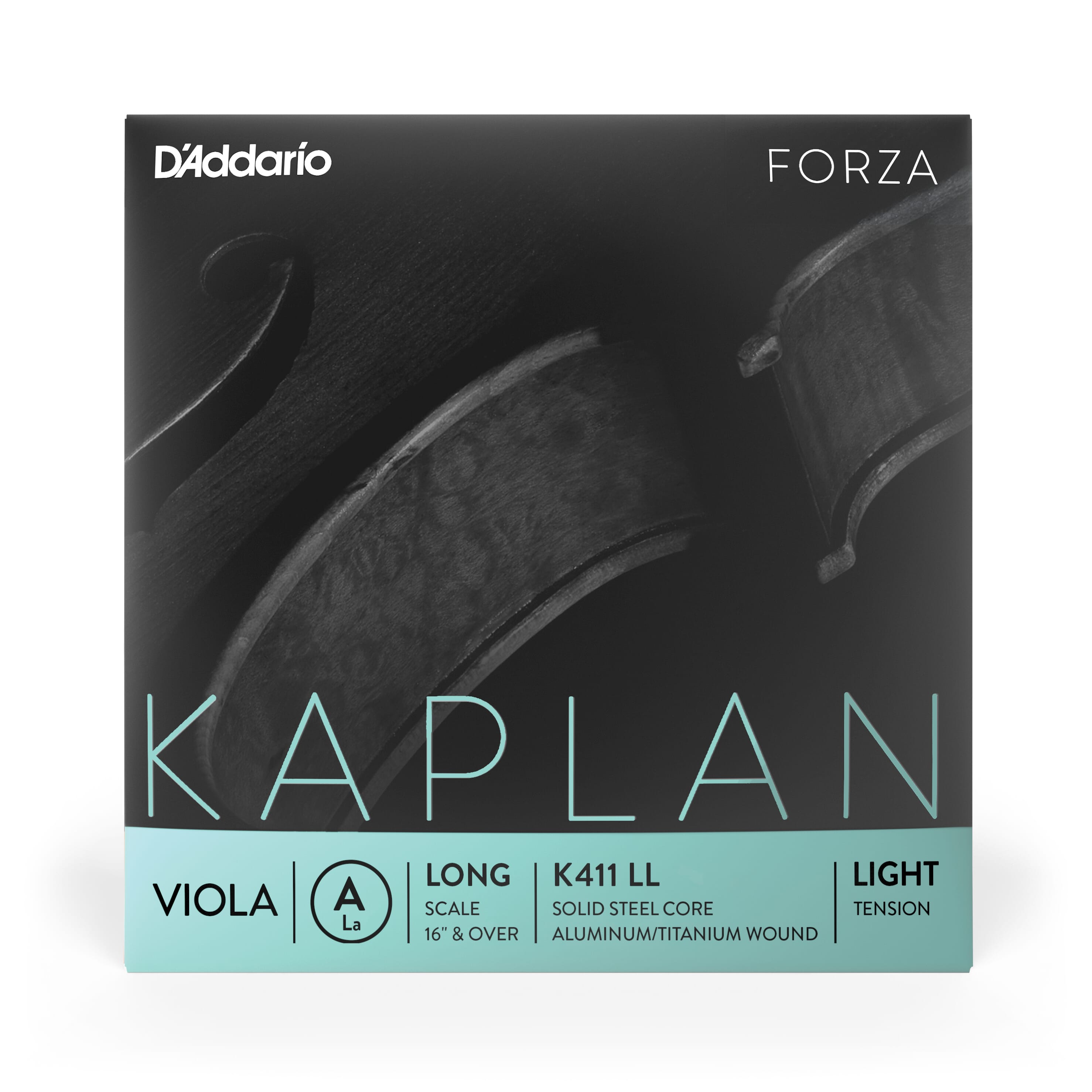 Kaplan K411 LL Forza Viola Single A String, Long Scale, Light Tension