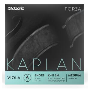 Kaplan K411 SM Viola String Set, Short Scale, Medium Tension