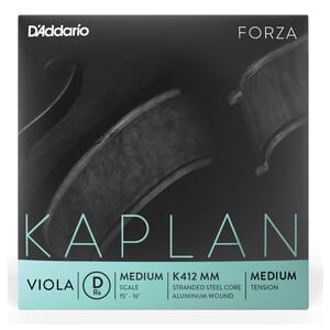 Kaplan K412 MM Forza Viola Single D String, Medium Scale, Medium Tension