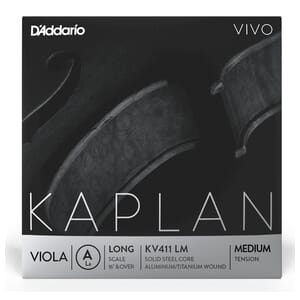 Kaplan KV411 LM Vivo Viola A String, Long Scale, Medium Tension