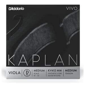 Kaplan KV412 MM Vivo Viola D String, Medium Scale, Medium Tension