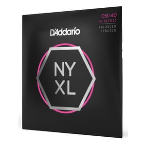 D'Addario NYXL0940BT Nickel Wound Electric Guitar Strings, Balanced Tension Super Light, 09-40