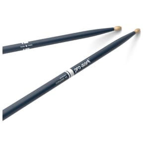 ProMark Classic Forward 5A Painted Blue Hickory Drumstick, Oval Wood Tip