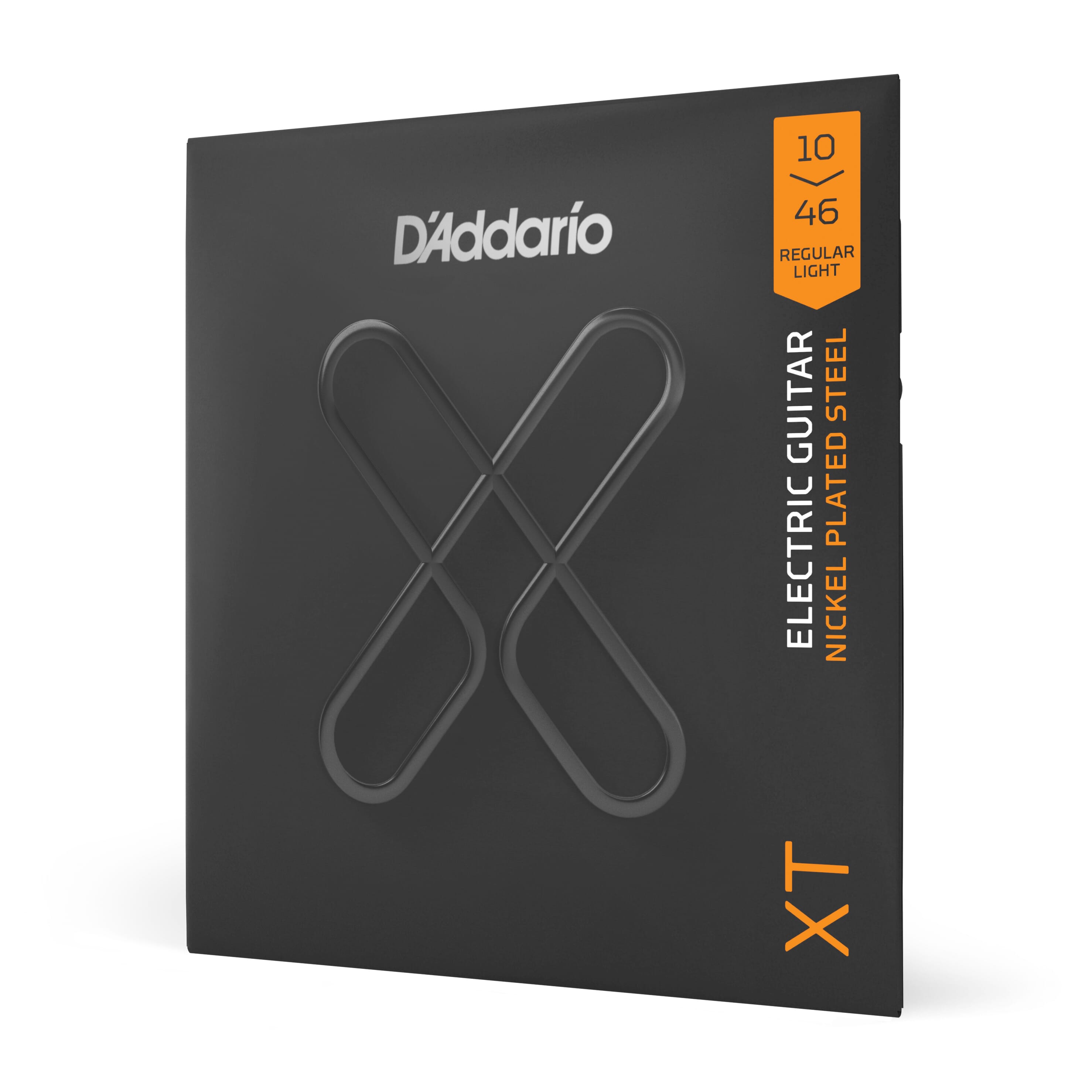 D'Addario XTE1046 XT Electric Nickel Plated Steel Electric Guitar Strings, Regular Light, 10-46