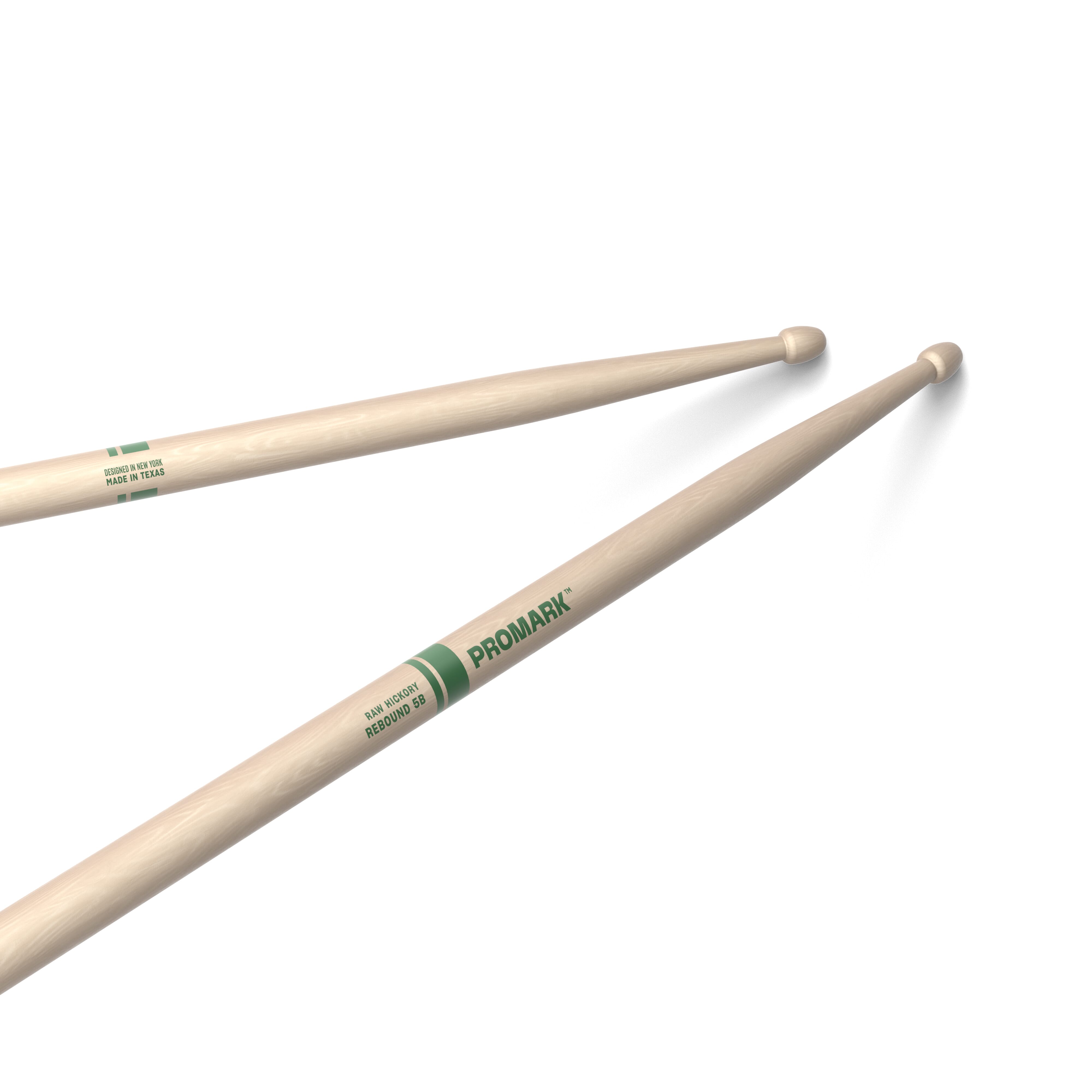ProMark Rebound 5B Raw Hickory Drumstick Acorn Wood Tip