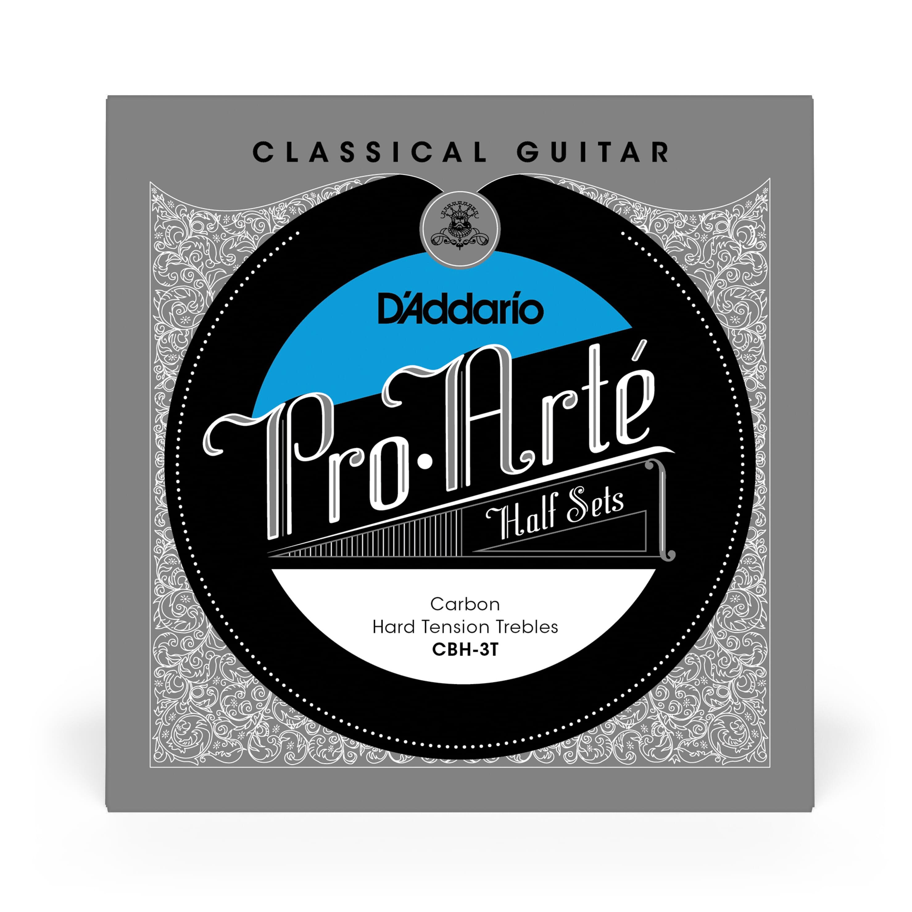 D'Addario CBH-3T Pro-Arte Carbon Classical Guitar Half Set, Hard Tension