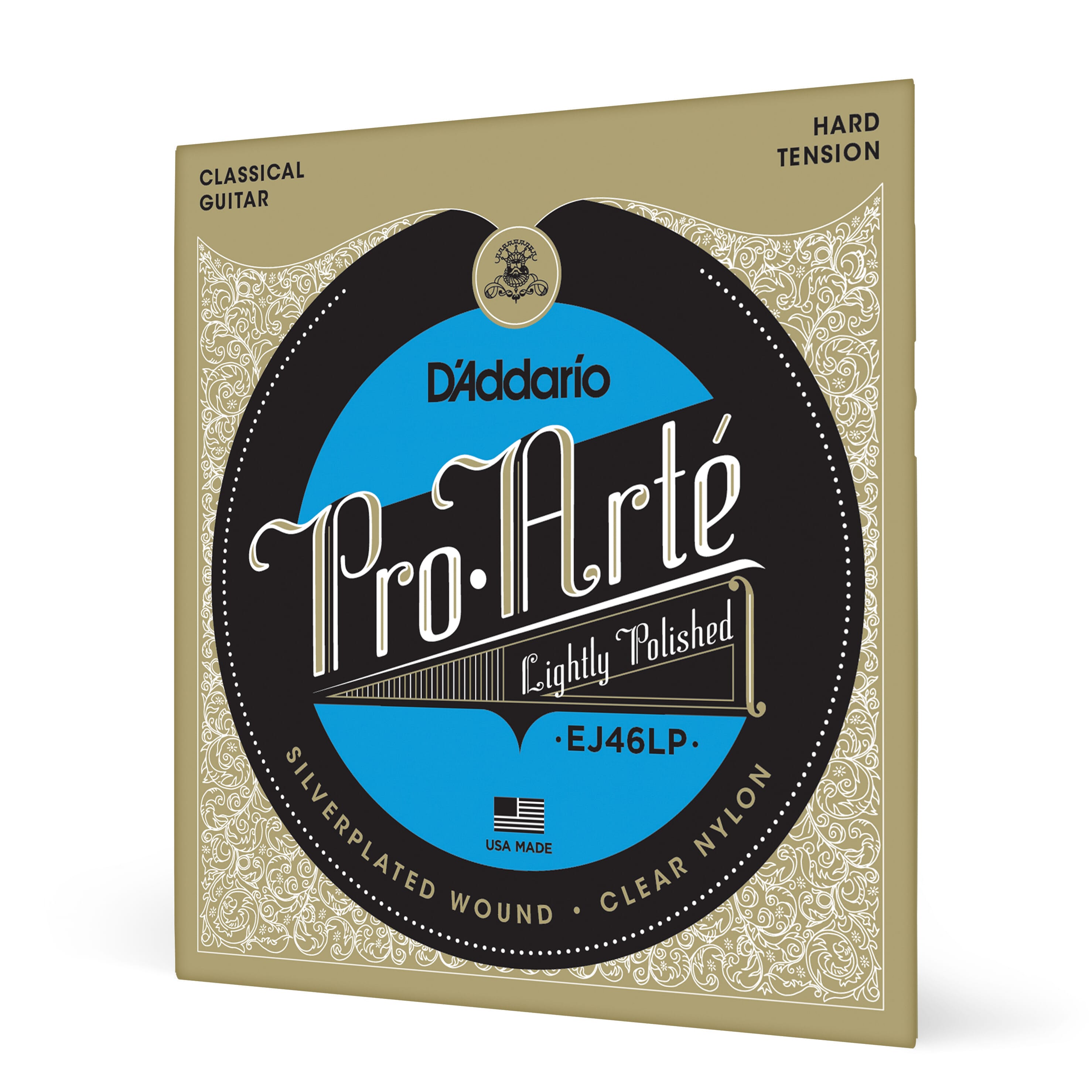 D'Addario EJ46LP Pro-Arte Composite Classical Guitar Strings, Hard Tension