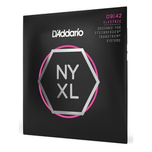 D'Addario NYXLS0942 Nickel Wound Electric Guitar Strings, Super Light, Double Ball End, 09-42