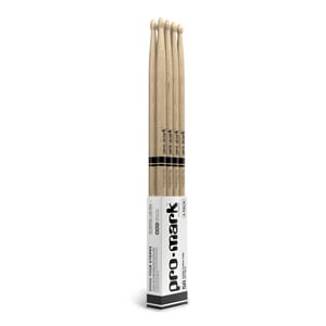 ProMark Classic Attack 5A Shira Kashi Oak Drumstick, Oval Wood Tip, 4-Pack