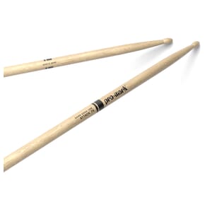 ProMark Classic Attack 7A Shira Kashi Oak Drumstick, Oval Wood Tip