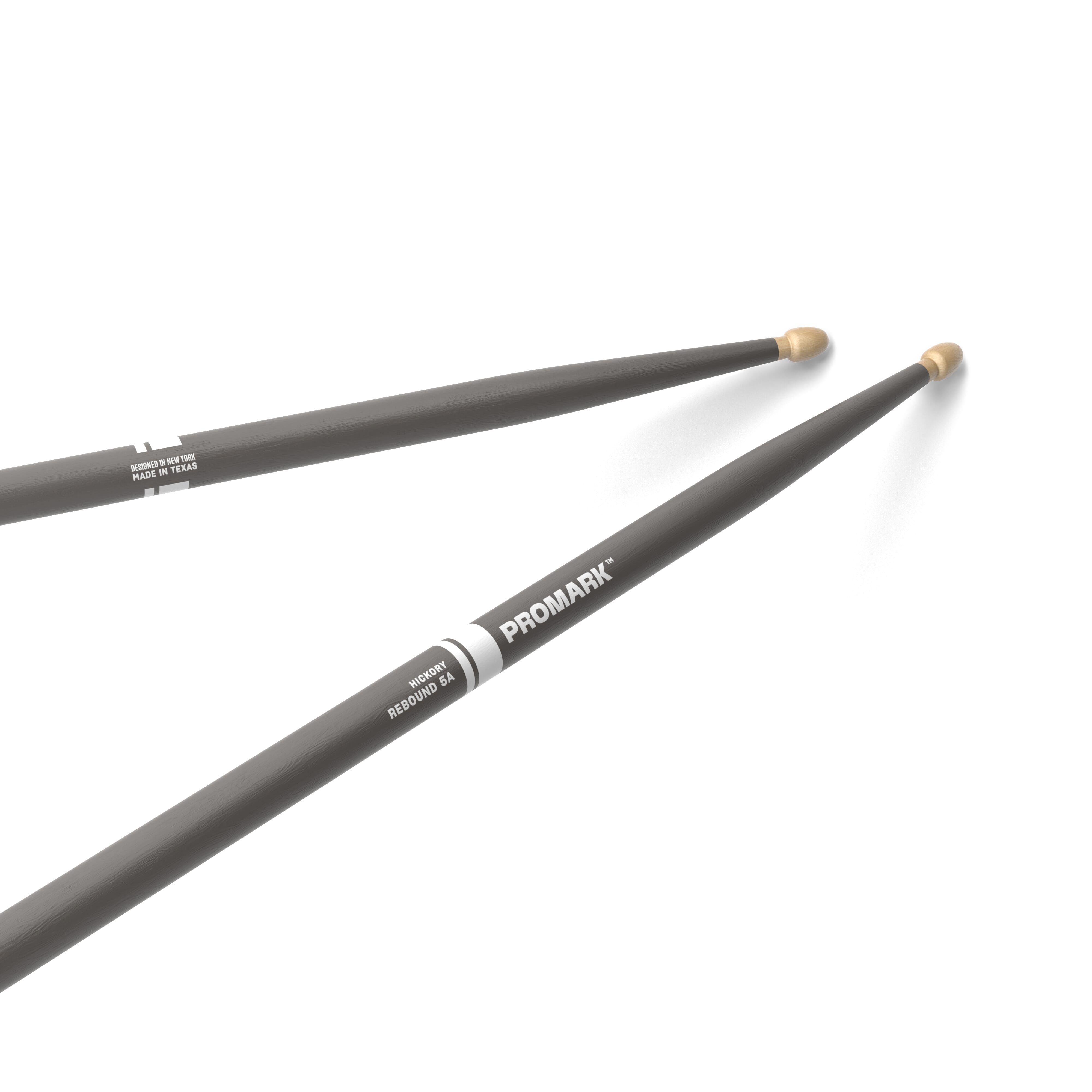 ProMark Rebound 5A Painted Gray Hickory Drumstick, Acorn Wood Tip