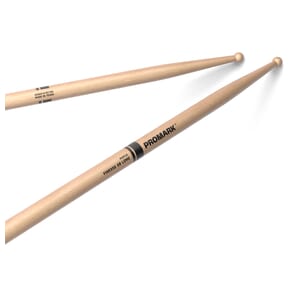 ProMark Finesse 5B Long Maple Drumstick, Small Round Wood Tip