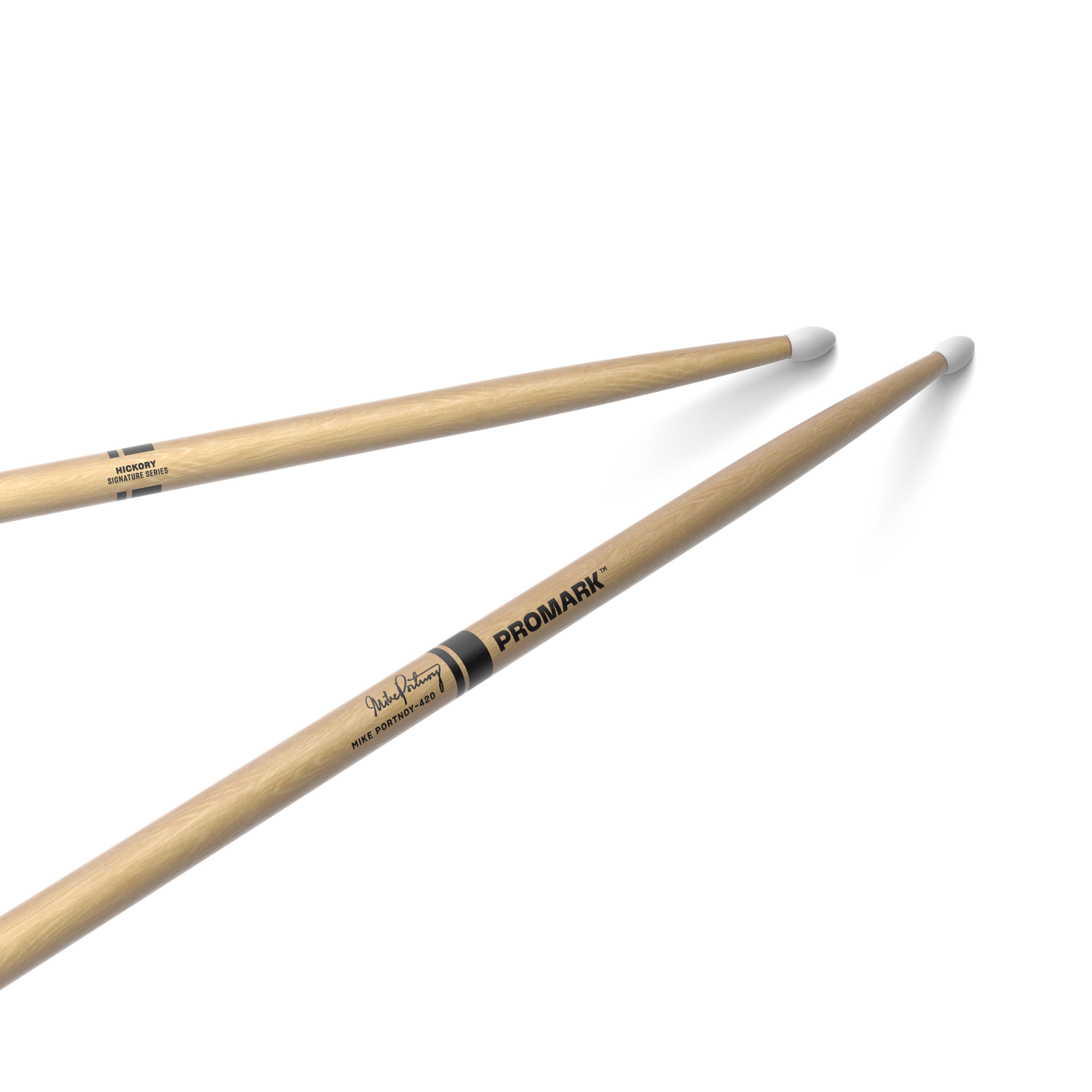 ProMark Mike Portnoy 420 Hickory Drumstick, Nylon Tip