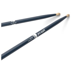 ProMark Classic Forward 5B Painted Blue Hickory Drumstick, Oval Wood Tip