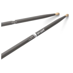 ProMark Classic Forward 5B Painted Gray Hickory Drumstick, Oval Wood Tip