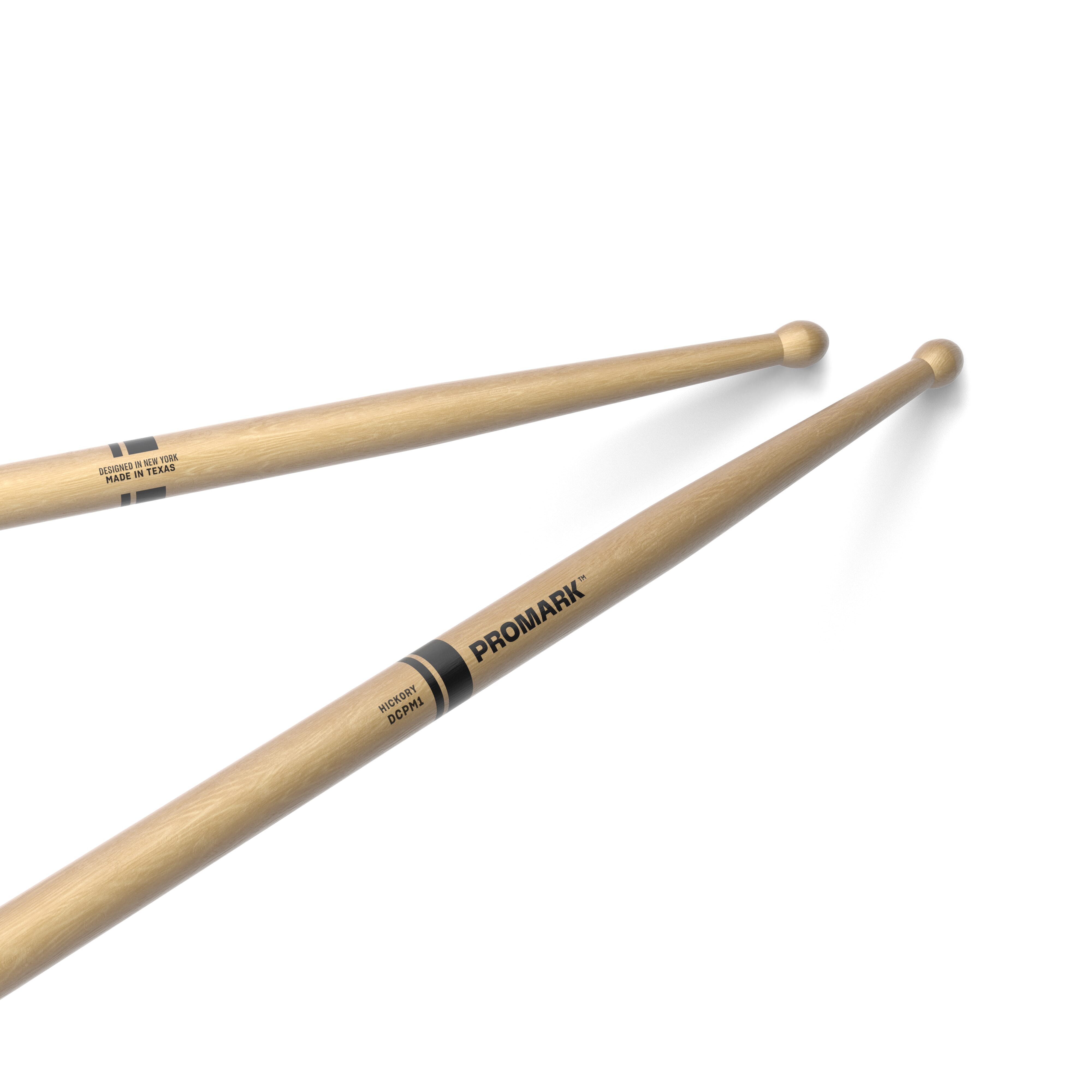 ProMark DCPM1 Hickory Marching Drumstick, Wood Tip