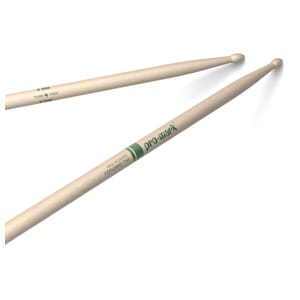 ProMark Classic Forward 747 Raw Hickory Drumstick, Oval Wood Tip