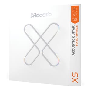 D'Addario XSABR1047 10-47 Extra Light, XS 80/20 Bronze Coated Acoustic Guitar Strings