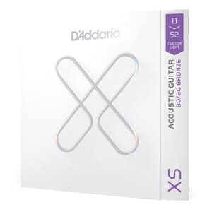 D'Addario XSABR1152 11-52 Custom Light, XS 80/20 Bronze Coated Acoustic Guitar Strings