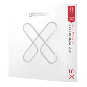 D'Addario XSABR1356 13-56 Medium, XS 80/20 Bronze Coated Acoustic Guitar Strings
