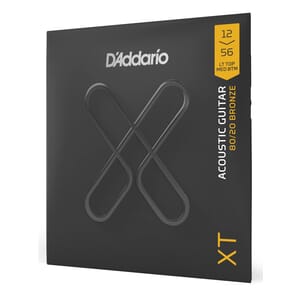 D'Addario XTABR1256 XT 80/20 Bronze Acoustic Guitar Strings, Light Top/Medium Bottom, 12-56