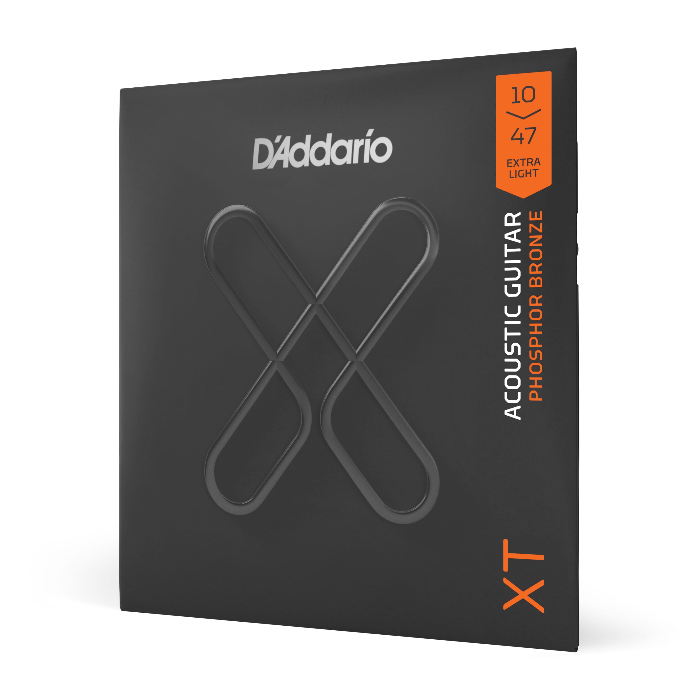 D'Addario XTAPB1047 XT Phosphor Bronze Acoustic Guitar Strings, Extra Light, 10-47