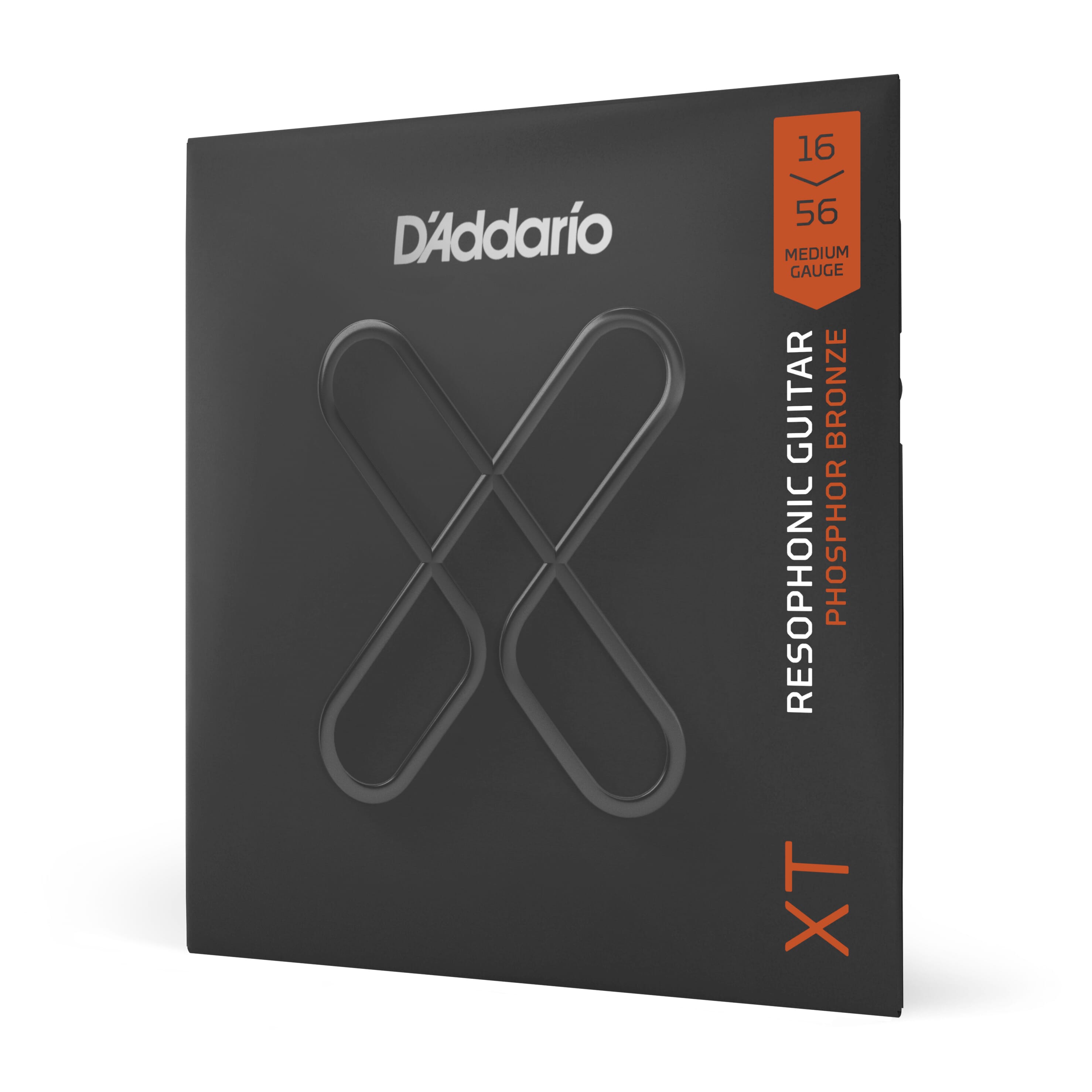 D'Addario XTAPB1656 XT Acoustic Phosphor Bronze, Medium, Resophonic, 16-56