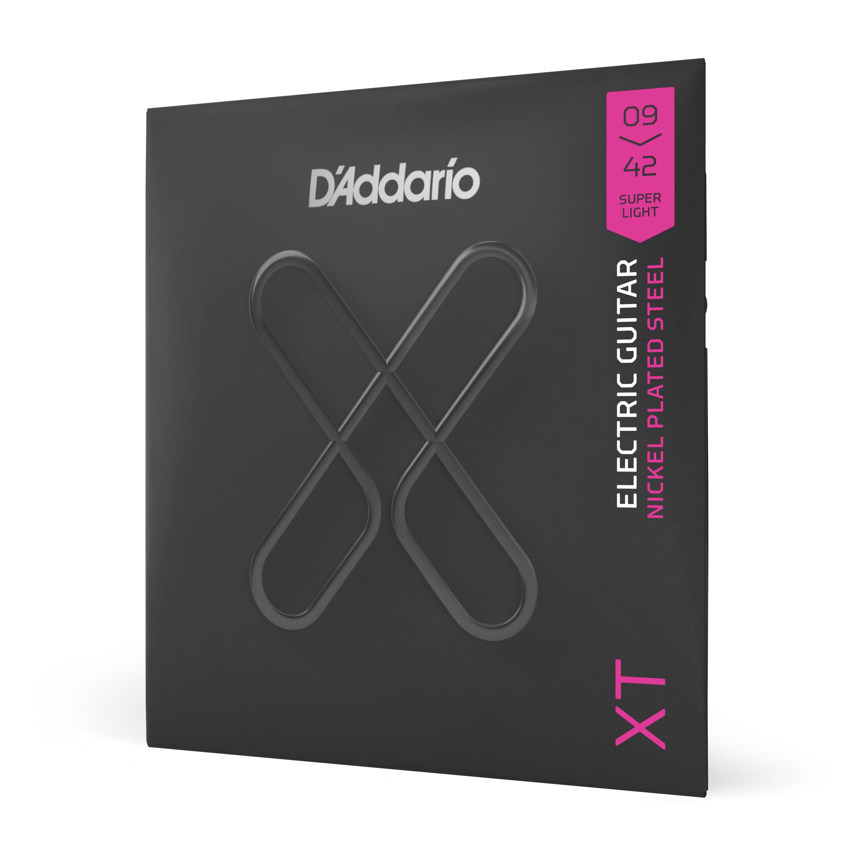 D'Addario XTE0942 XT Electric Nickel Plated Steel Electric Guitar Strings, Super Light, 09-42