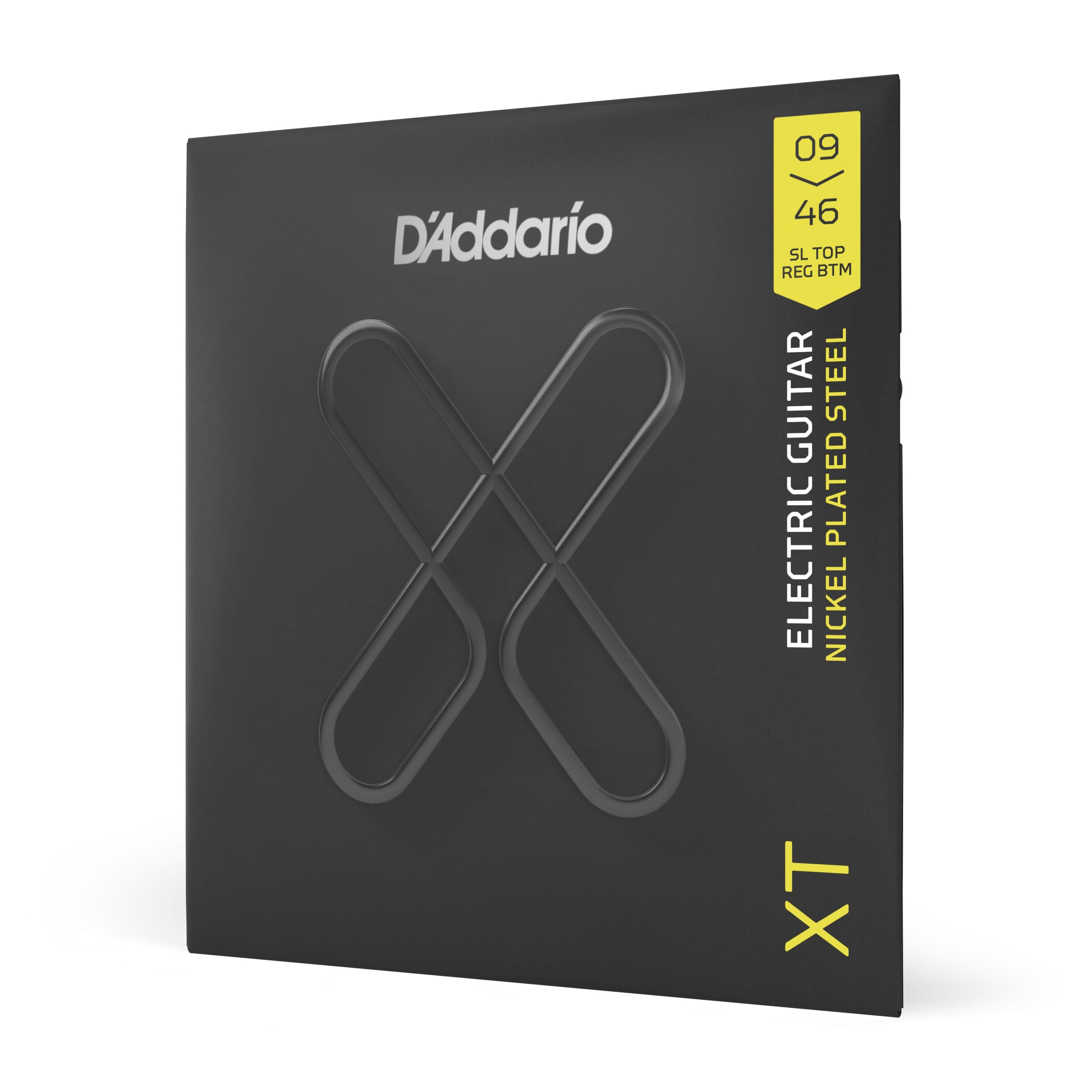 D'Addario XTE0946 XT Electric Nickel Plated Steel Electric Guitar Strings, Super Light Top/Regular Bottom, 09-46