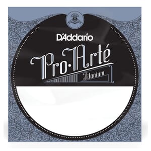 D'Addario T4502 T2 Titanium Treble Classical Guitar Single String, Normal Tension, Second String