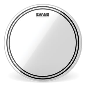 EVANS TT08EC2S EC2 Clear Drum Head, 8 Inch