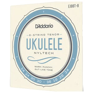 D'Addario EJ88T-8 Nyltech Ukulele Strings, 8-String Tenor