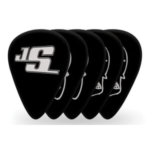 D'Addario 1CBK4-10JS Joe Satriani Guitar Picks, Black, 10 Pack, Medium
