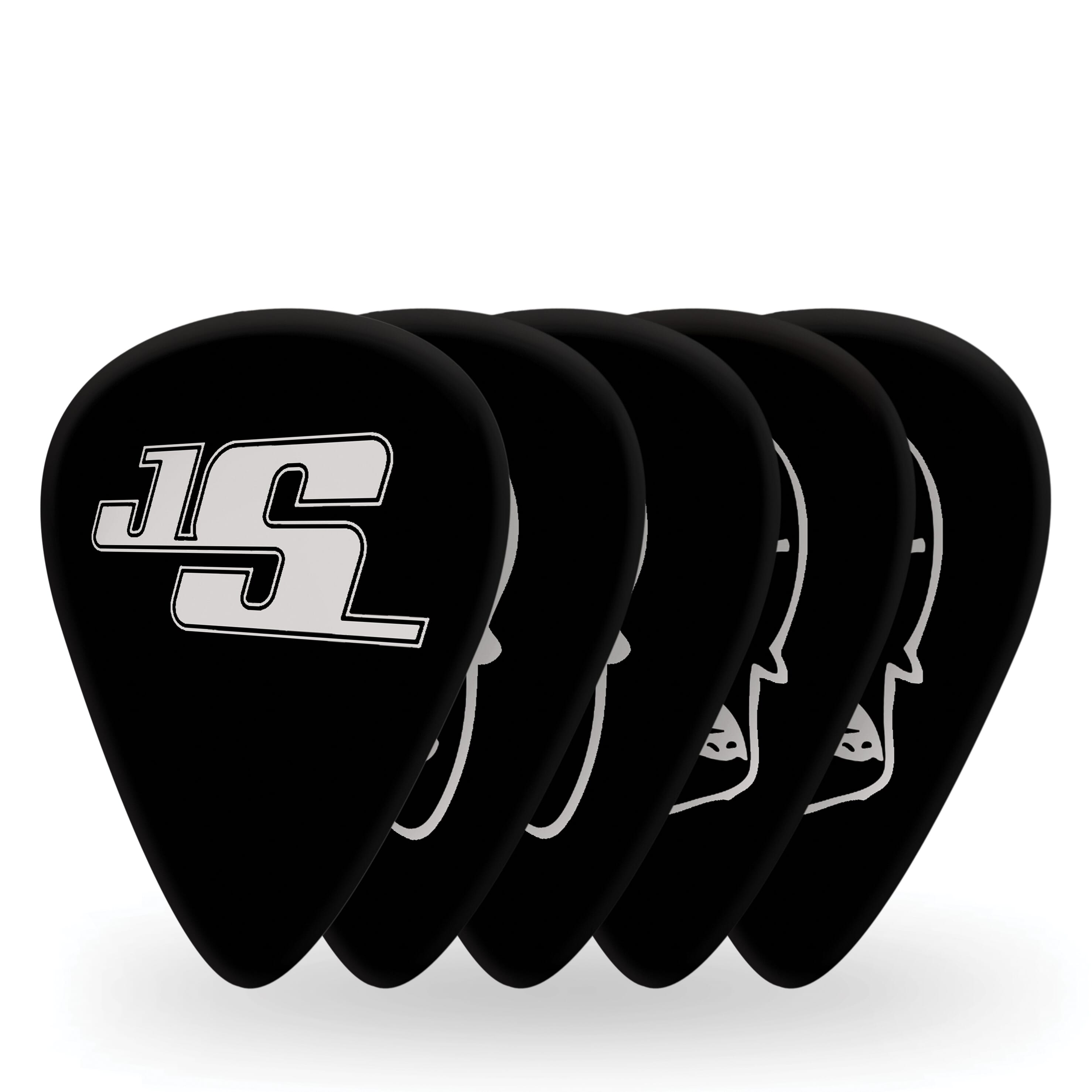 D'Addario 1CBK6-10JS Joe Satriani Guitar Picks, Black, 10 pack, Heavy