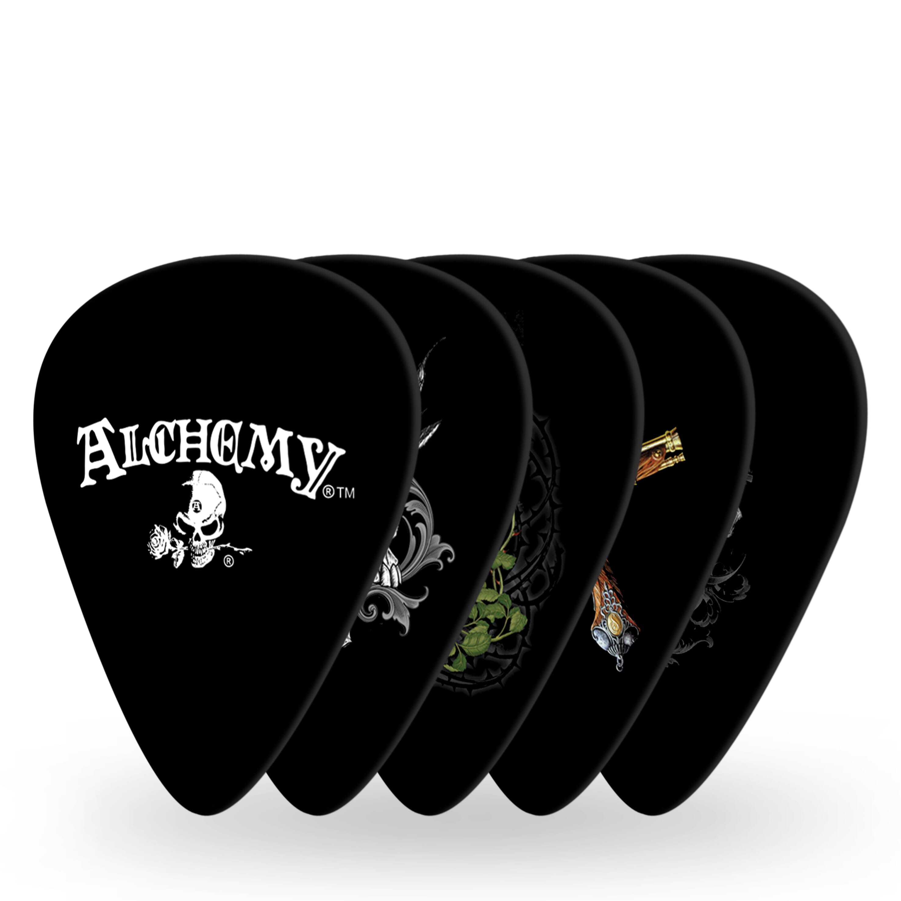 D'Addario 1CWH4-02AL Alchemy Picks Crypt Collection