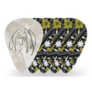 D'Addario 1CWH4-02JL John Lennon Rooftop Guitar Picks, Medium Gauge (.70mm) 10-Pack