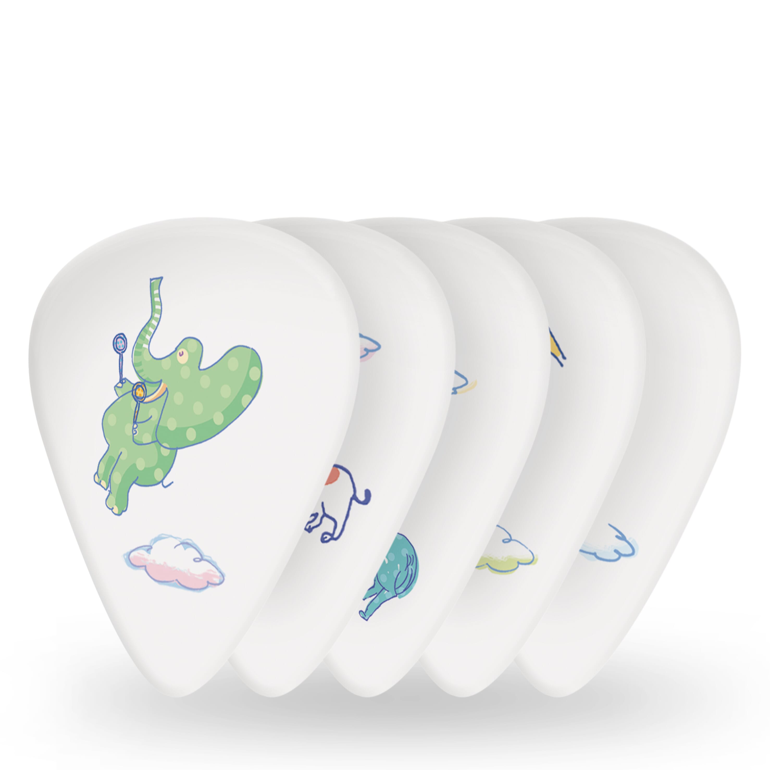 D'Addario 1CWH4-05JL John Lennon Art Series Picks - Imagine Animals