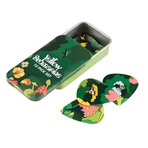 D'Addario 1CWH4-11B2 Beatles Yellow Submarine 55th Anniversary Guitar Picks, Pepperland Woods, Medium Gauge (.70mm), 15-Pack